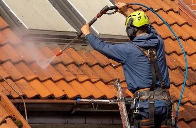 Démoussage et hydrofuge de toiture à Écly